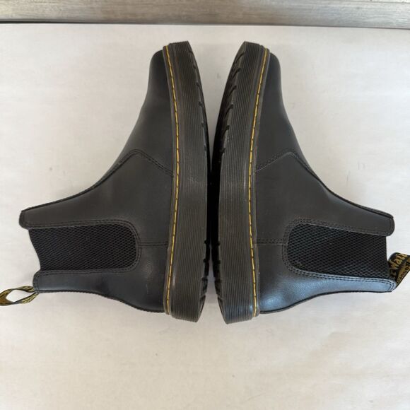 Dr. Martens Dorrian AirWair Black Leather Chelsea Ankle Boot Women 6 Grunge Goth - Picture 3 of 12